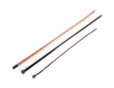 MILITARY SWAGGER STICKS - COLLECTION OF THREE EXAMPLES