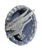 WWII GERMAN LUFTWAFFE PARATROOPER BADGE