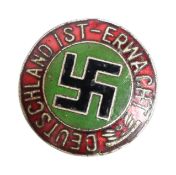 WWII SECOND WORLD WAR GERMAN PROPAGANDA BADGE