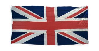 LARGE VINTAGE BRITISH UNION JACK FLAG