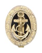 SECOND WORLD WAR GERMAN KRIEGSMARINE OFFICER OF THE WATCH BADGE