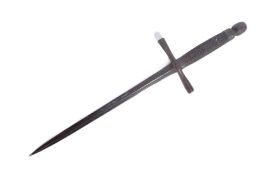 LATE 18TH CENTURY LEFT HANDED PARRYING DAGGER