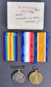 WWI FIRST WORLD WAR MEDAL DUO - NORTHAMPTON REGIMENT