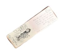 WW1 FIRST WORLD WAR NURSE NURSING DITTY AUTOGRAPH BOOK