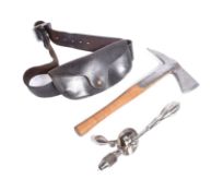 VINTAGE FIREMANS AXE & MILITARY DRILL