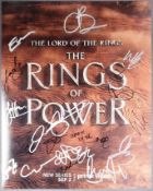 THE RINGS OF POWER - CAST SIGNED 11X14
