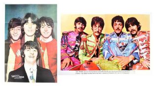 THE BEATLES - ORIGINAL BEATLES FAN CLUB POSTERS (2)