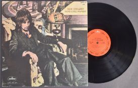 ROD STEWART - NEVER A DULL MOMENT - AUTOGRAPHED RECORD - AFTAL