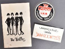 MUSIC MEMORABILIA - EARLY BEATLES & FLEETWOOD MAC ITEMS