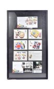THE BEATLES - ROYAL MAIL - FRAMED STAMP PRESENTATION