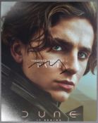 DUNE (2021) - TIMOTHEE CHALAMET - SIGNED 8X10