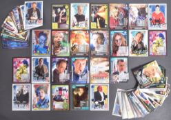DOCTOR WHO - LARGE COLLECTION OF AUTOGRAPHED TRADING CARDS