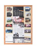 PINK FLOYD - FRAMED COLLECTION OF PRESENTATION STAMPS AND POSTCARDS