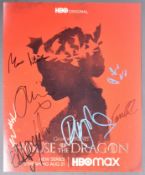 HOUSE OF THE DRAGON - CAST AUTOGRAPHED 11X14