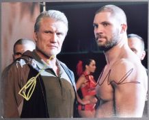 CREED II (2018) - LUNDGREN & MUNTEANU - SIGNED 8X10