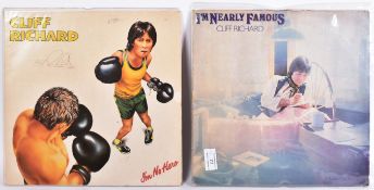 CLIFF RICHARD & THE SHADOWS - TWO AUTOGRAPHED LPS