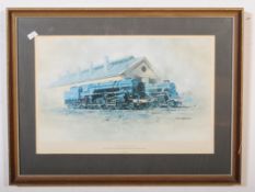 AFTER DAVID SHEPHED RAILWAY PRINT - MARCH SUNLIGHT