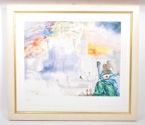 CONTEMPORARY FRAMED VENISE ART PRINT BY SALVADOR DALI