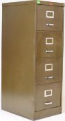 HOWDEN INDUSTRIAL MID CENTURY METAL FILING PEDESTAL CABINET