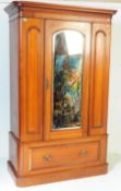 LATE 19TH CENTURY VICTORIAN MAHOGANY DOUBLE WARDROBE
