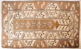 VINTAGE 20TH CENTURY TURKISH OUSHAK CARPET FLOOR RUG