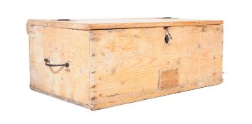 VICTORIAN 19TH CENTURY STRIPPED PINE WRITING TABLE DESK