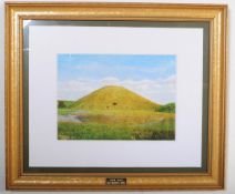 LARGE CONTEMPORARY WEST FACE SILVERBURY ART PRINT BY GIRAFFE