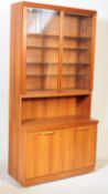 VINTAGE MID 20TH CENTURY TEAK WOOD BOOKCASE CABINET