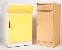 TWO RETRO MID 20TH CENTURY KITCHEN CABINETS