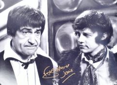 DOCTOR WHO - FRAZER HINES - AUTOGRAPHED 16X12