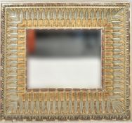 LARGE 20TH CENTURY BRITISH DESIGN RESIN WALL HALL MIRROR