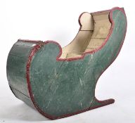18TH CENTURY DUTCH CONTINENTAL WOODEN CHILD'S SLEIGH