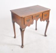 GEORGE III 18TH CENTURY WALNUT LOW BOY OCCASIONAL TABLE