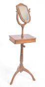 19TH CENTURY VICTORIAN MAHOGANY GENTLEMAN'S SHAVING STAND