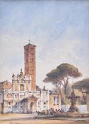 GABRIEL CARELLI (ITALIAN 1821-1900) - WATERCOLOUR PAINTING