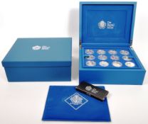 COLLECTION OF QUEENS JUBILEE SILVER PROOF UNCIRCULATED COINS