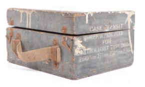 MID 20TH CENTURY CIRCA 1940S AMMO STORAGE CRATE BOX