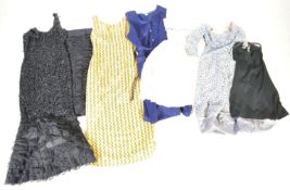 COLLECTION OF VINTAGE LADIES DRESSES - VERSACE - LEROUX