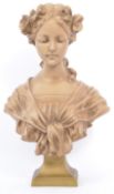 AFTER GUSTAVE VAN VAERENBERGH - RESIN ART NOUVEAU BUST