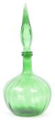 VINTAGE 20TH CENTURY ITALIAN GLASS GENIE DECANTER BOTTLE