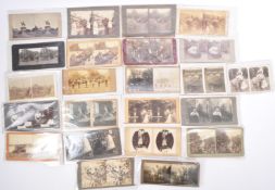 COLLECTION OF 19TH CENTURY & LATER STEREOGRAPHS