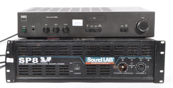 TWO VINTAGE 20TH CENTURY MUSICAL AMPLIFIER EQUIPMENT