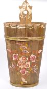 TRADITIONAL VINTAGE RUSTIC GERMAN FOLK ART CANE UMBRELLA STAND
