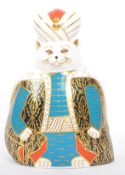 ROYAL CROWN DERBY - ROYAL CATS - PERSIAN PROCELAIN FIGURE