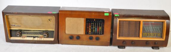 COLLECTION OF 1930S VALVE RADIOS