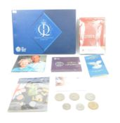 COLLECTION OF UK MINT SILVER UNCIRCULATED PROOF COINS