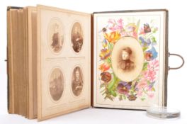 19TH CENTURY CARTE DE VISITE STUDIO PORTRAIT ALBUM