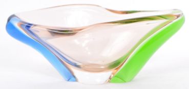 1950S FRANTISEK ZEMEK MSTISOV RHAPSODY CZECH GLASS BOWL