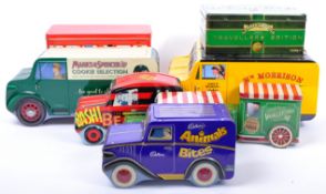 COLLECTION OF CONTEMPORARY BRANDED STORAGE TINS