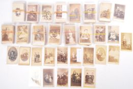 19TH CENTURY CARTE DE VISITE STUDIO PORTRAIT PHOTOGRAPHS
